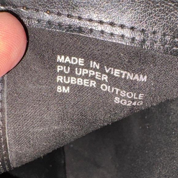 Michael Kors Black Heeled Boots with Gold Zipper - Picture 8 of 8